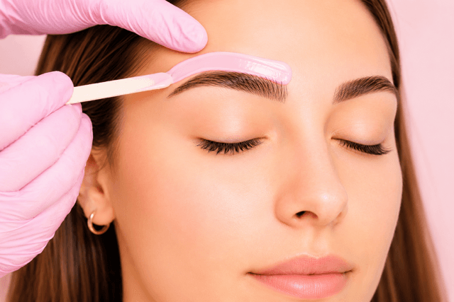 Professional eyebrow wax shaping in Alexandria, VA